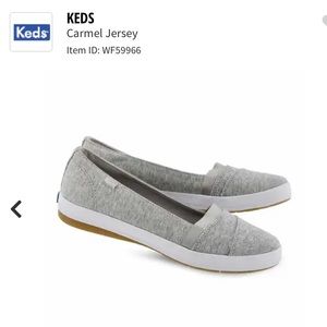 NWOT Grey slip on Keds